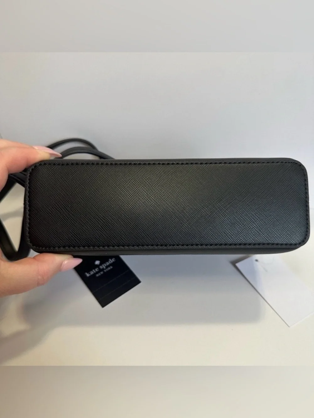 Kate Spade New Set - Black Glitter Tinsel Small Dome Crossbody Bag & Cardholder